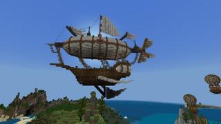 Screenshot of the Minecraft Bedrock Marketplace product Steampunk Kingdom created by Street Studios.