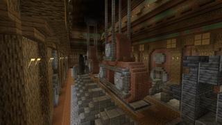 Screenshot of the Minecraft Bedrock Marketplace product Steampunk Kingdom created by Street Studios.