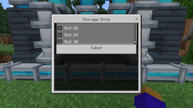 Screenshot of the Minecraft Bedrock Marketplace product Storage+ Add-On created by Street Studios.