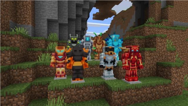 Screenshot of the Minecraft Bedrock Marketplace product Super Hero Add-On created by Street Studios.