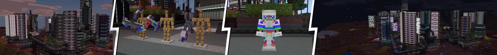 Panorama of the Minecraft Bedrock Marketplace product Super Tools created by Street Studios.