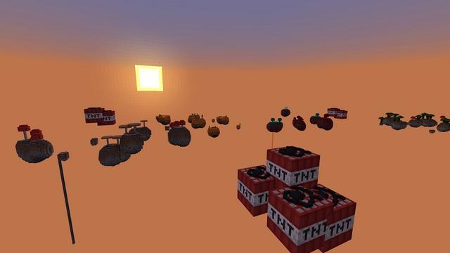 Screenshot of the Minecraft Bedrock Marketplace product TNT Skyblock created by Street Studios.