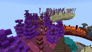Screenshot of the Minecraft Bedrock Marketplace product Tornado Parkour created by Street Studios.