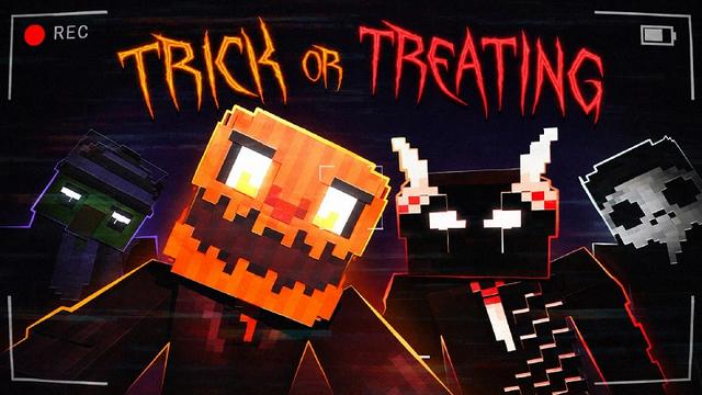 Thumbnail of the Minecraft Bedrock Marketplace product Trick or Treating created by Street Studios.