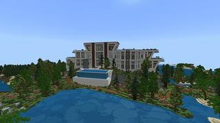 Screenshot of the Minecraft Bedrock Marketplace product Trillionaire Island created by Street Studios.