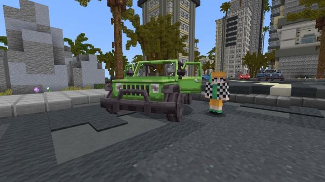 Screenshot of the Minecraft Bedrock Marketplace product Tropical City created by Street Studios.