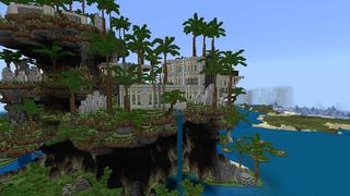 Screenshot of the Minecraft Bedrock Marketplace product Tropical Mansion created by Street Studios.