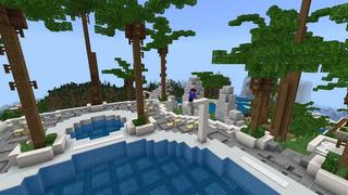 Screenshot of the Minecraft Bedrock Marketplace product Tropical Mansion created by Street Studios.