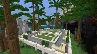 Screenshot of the Minecraft Bedrock Marketplace product Tropical Mansion created by Street Studios.