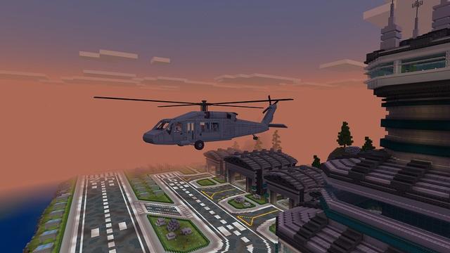 Screenshot of the Minecraft Bedrock Marketplace product Ultimate Airplanes created by Street Studios.