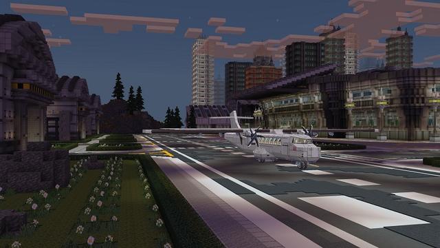 Screenshot of the Minecraft Bedrock Marketplace product Ultimate Airplanes created by Street Studios.