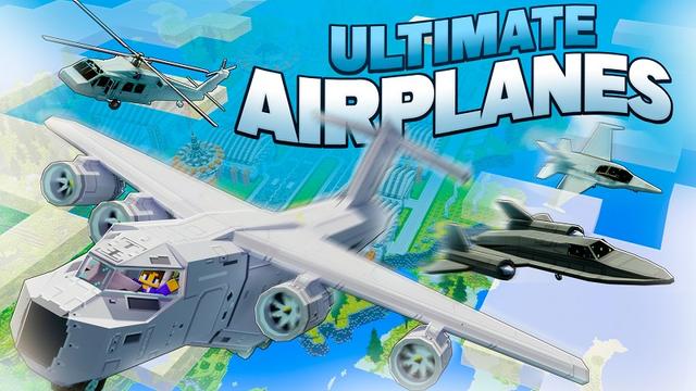 Thumbnail of the Minecraft Bedrock Marketplace product Ultimate Airplanes created by Street Studios.