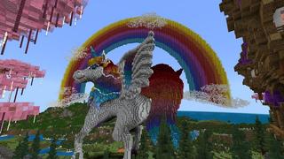 Screenshot of the Minecraft Bedrock Marketplace product Unicorn Castle created by Street Studios.