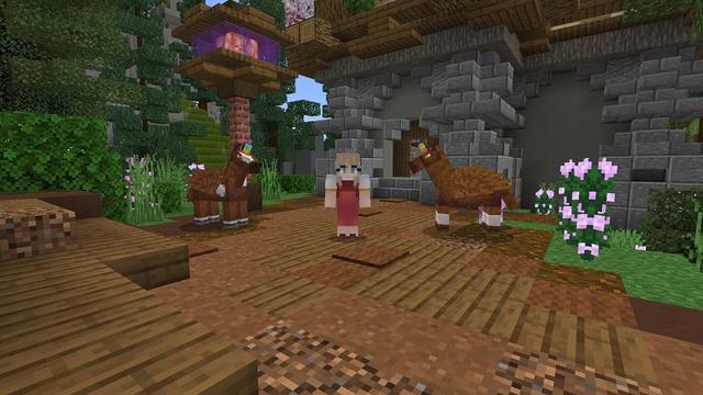 Screenshot of the Minecraft Bedrock Marketplace product Unicorn Castle created by Street Studios.