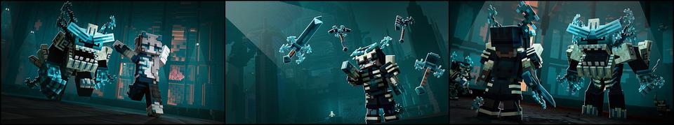 Panorama of the Minecraft Bedrock Marketplace product Warden Dungeon created by Street Studios.