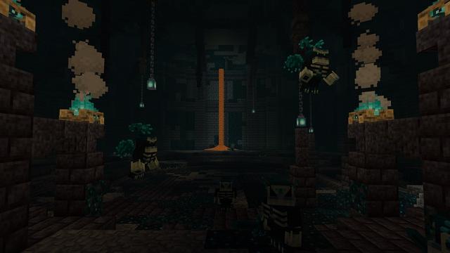 Screenshot of the Minecraft Bedrock Marketplace product Warden Dungeon created by Street Studios.