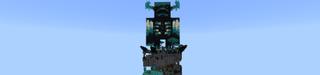Panorama of the Minecraft Bedrock Marketplace product Warden Spiral Parkour created by Street Studios.