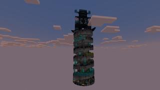 Screenshot of the Minecraft Bedrock Marketplace product Warden Spiral Parkour created by Street Studios.