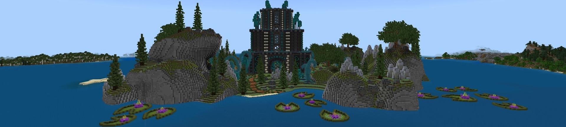 Panorama of the Minecraft Bedrock Marketplace product Warden Underground Base created by Street Studios.