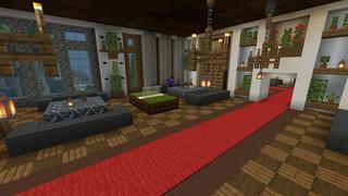 Screenshot of the Minecraft Bedrock Marketplace product Waterfall Mansion created by Street Studios.