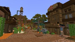 Screenshot of the Minecraft Bedrock Marketplace product Wild West created by Street Studios.