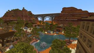 Screenshot of the Minecraft Bedrock Marketplace product Wild West created by Street Studios.