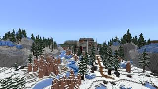 Screenshot of the Minecraft Bedrock Marketplace product Winter Bunker created by Street Studios.