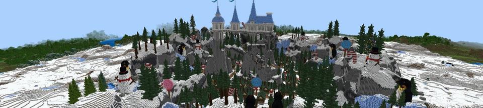 Panorama of the Minecraft Bedrock Marketplace product Winter Dragons created by Street Studios.