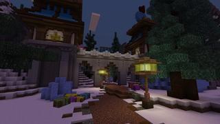Screenshot of the Minecraft Bedrock Marketplace product Winter Lucky Block created by Street Studios.