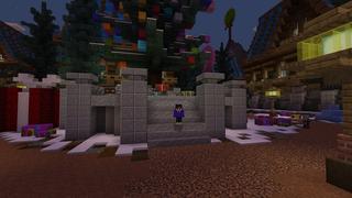 Screenshot of the Minecraft Bedrock Marketplace product Winter Lucky Block created by Street Studios.