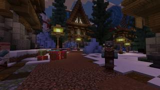 Screenshot of the Minecraft Bedrock Marketplace product Winter Lucky Block created by Street Studios.