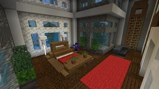 Screenshot of the Minecraft Bedrock Marketplace product Winter Millionaire Mansion created by Street Studios.