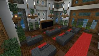 Screenshot of the Minecraft Bedrock Marketplace product Winter Millionaire Mansion created by Street Studios.