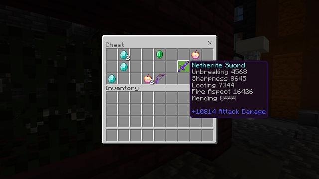 Screenshot of the Minecraft Bedrock Marketplace product Winter Netherite Tools created by Street Studios.