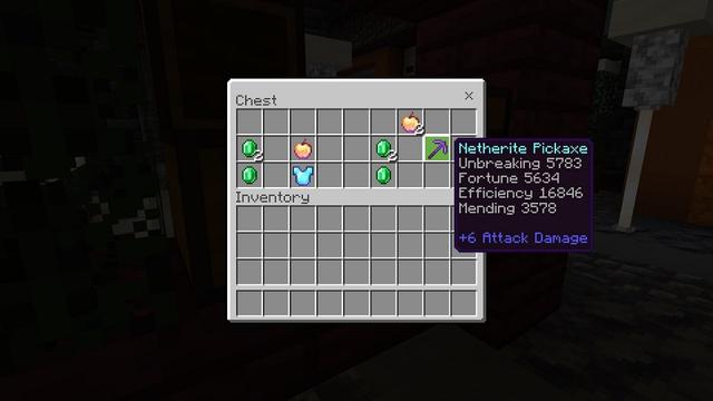 Screenshot of the Minecraft Bedrock Marketplace product Winter Netherite Tools created by Street Studios.