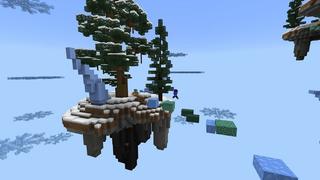 Screenshot of the Minecraft Bedrock Marketplace product Winter Parkour created by Street Studios.