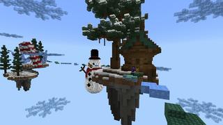 Screenshot of the Minecraft Bedrock Marketplace product Winter Parkour created by Street Studios.