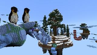 Screenshot of the Minecraft Bedrock Marketplace product Winter Parkour created by Street Studios.
