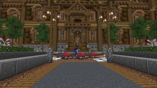 Screenshot of the Minecraft Bedrock Marketplace product Winter Resort created by Street Studios.