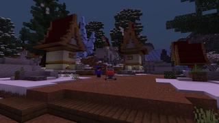 Screenshot of the Minecraft Bedrock Marketplace product Winter Resort created by Street Studios.