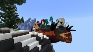 Screenshot of the Minecraft Bedrock Marketplace product Winter Skyblock created by Street Studios.