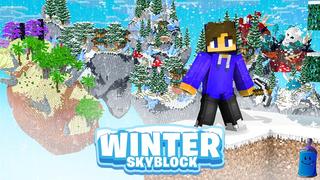 Thumbnail of the Minecraft Bedrock Marketplace product Winter Skyblock created by Street Studios.