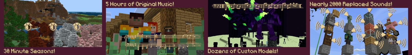 Panorama of the Minecraft Bedrock Marketplace product Askew: Audio Overhaul created by Syclone Studios.