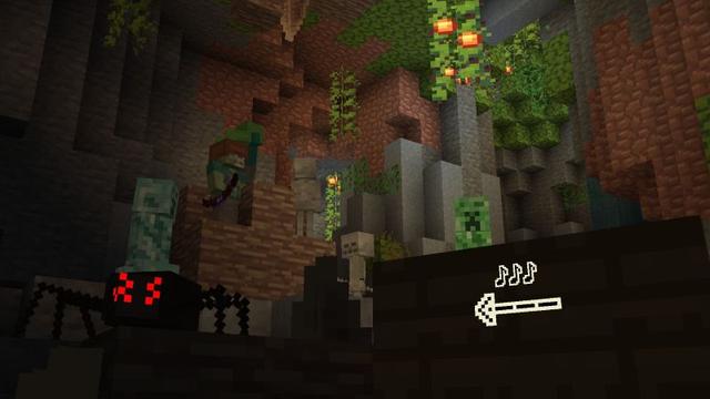 Screenshot of the Minecraft Bedrock Marketplace product Askew: Audio Overhaul created by Syclone Studios.