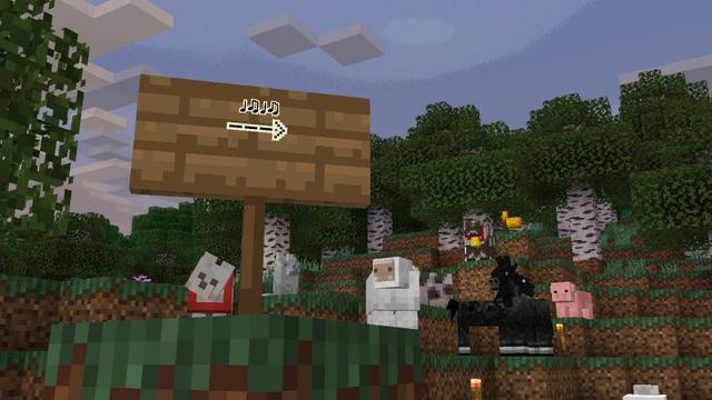 Screenshot of the Minecraft Bedrock Marketplace product Askew: Audio Overhaul created by Syclone Studios.