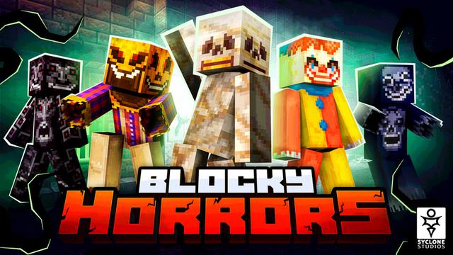 Thumbnail of the Minecraft Bedrock Marketplace product Blocky Horrors created by Syclone Studios.
