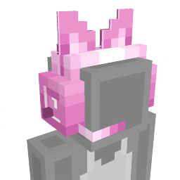 Thumbnail of the Minecraft Bedrock Marketplace product Cute Pink Headset created by Syclone Studios.