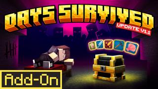 Thumbnail of the Minecraft Bedrock Marketplace product Days Survived Free created by Syclone Studios.