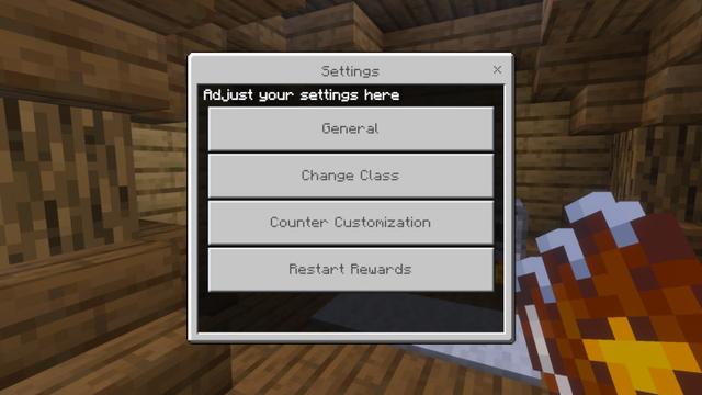 Screenshot of the Minecraft Bedrock Marketplace product Days Survived Lite created by Syclone Studios.