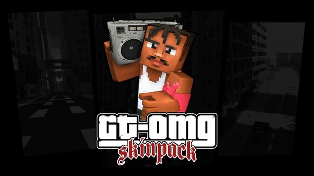 Thumbnail of the Minecraft Bedrock Marketplace product GT-OMG Skins created by Syclone Studios.